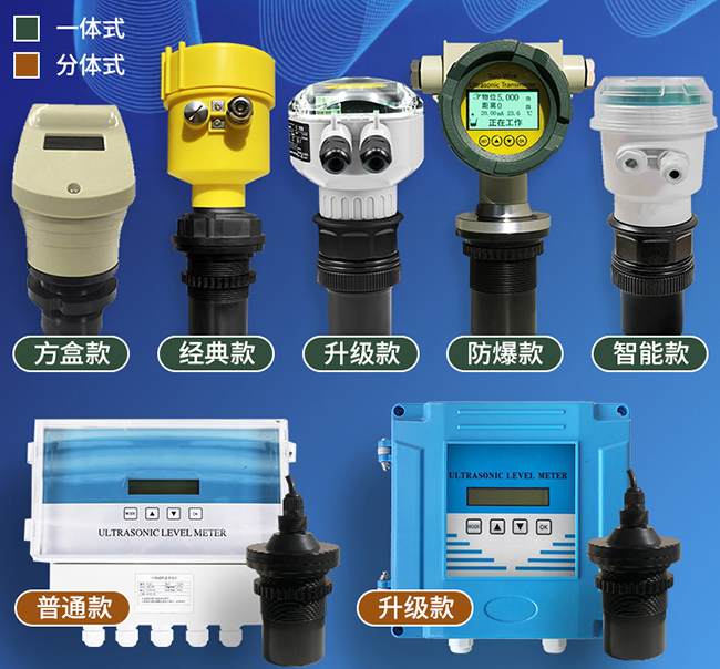 一體式超聲波液位計(jì)產(chǎn)品分類(lèi)圖